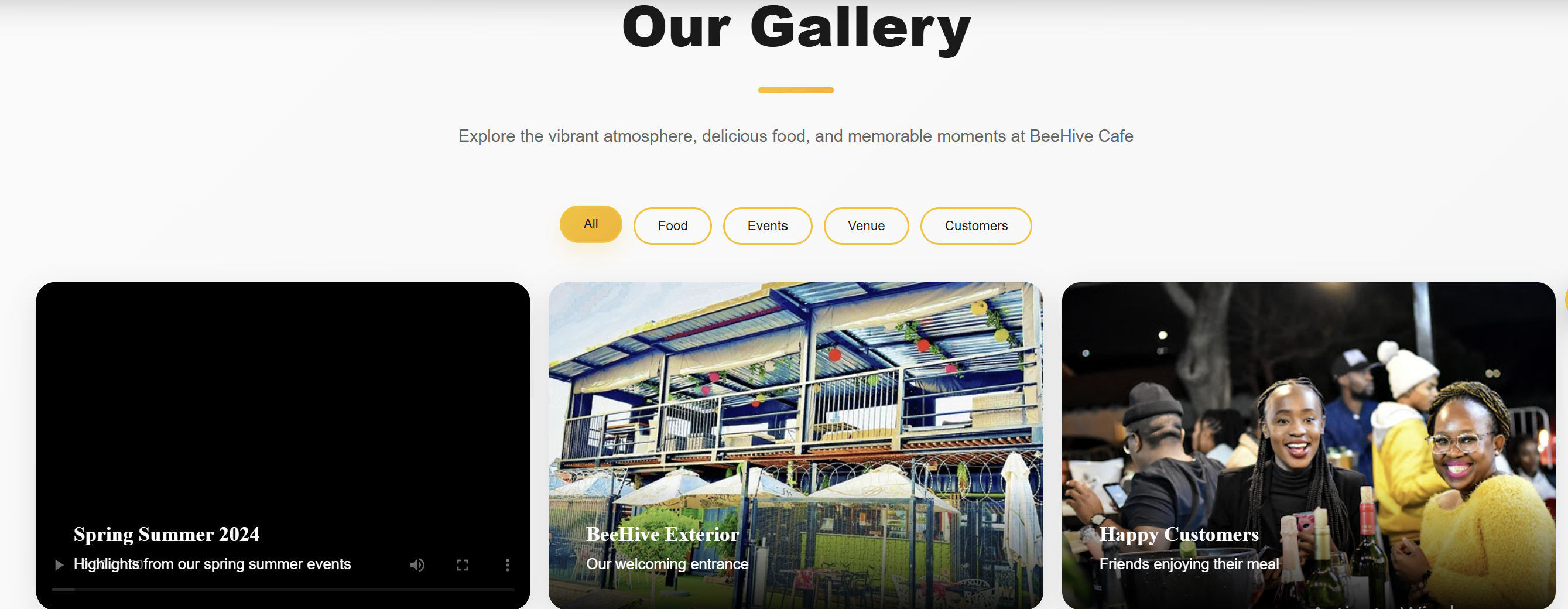 Beehive Cafe Gallery