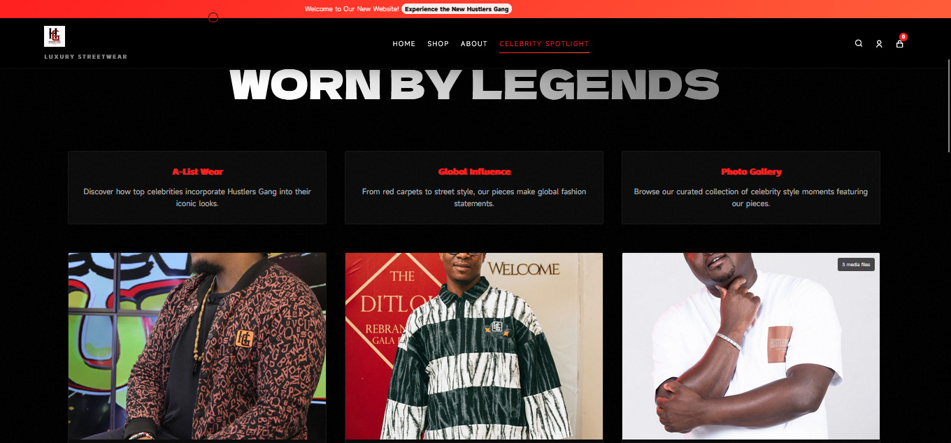 Hustlers Gang Homepage