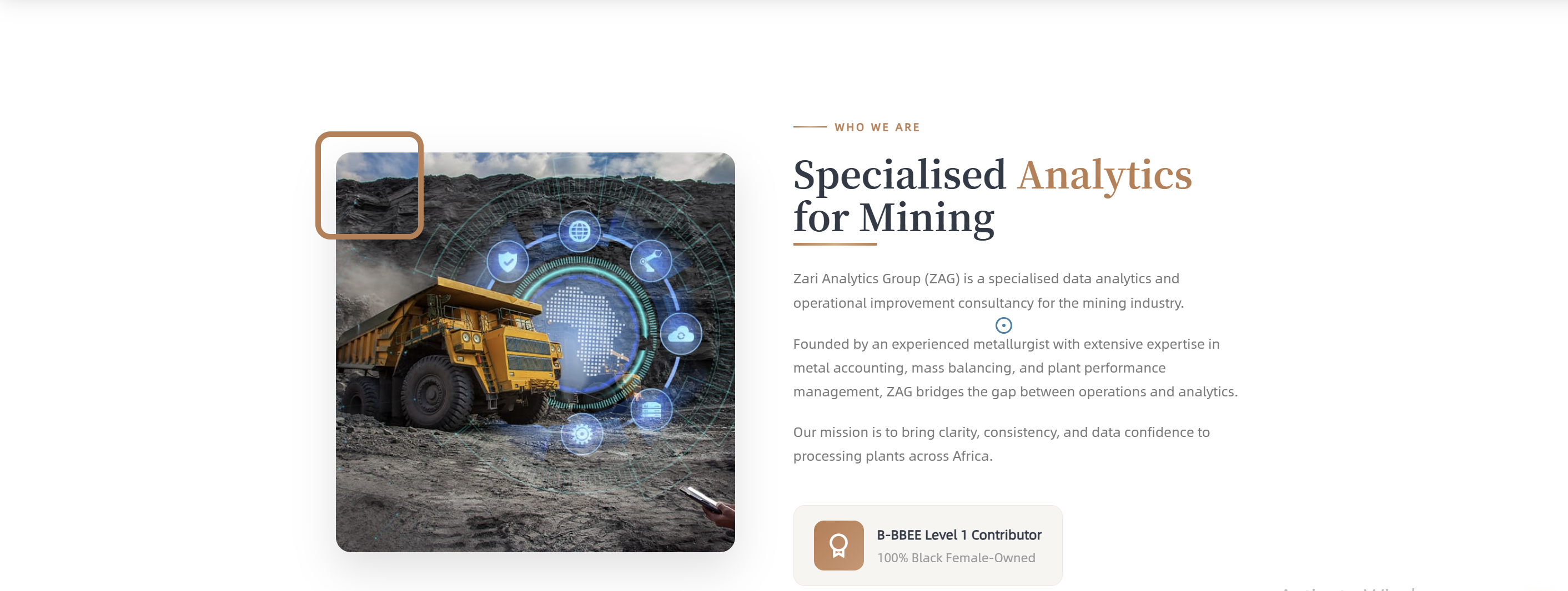Zaria Analytics Group - Who We Are